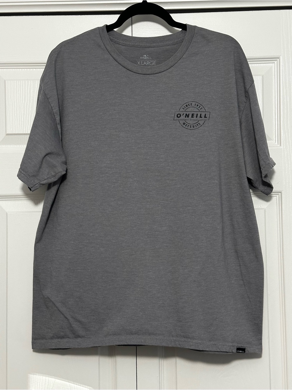 O’Neill Graphic Logo Short Sleeve Tee T-shirt Modern Fit in Gray Size XL GUC